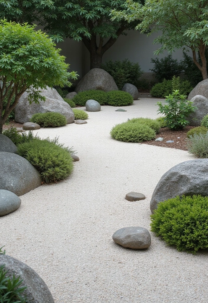 29 Unique Secret Garden Ideas to Create Your Own Hidden Oasis - 7. Zen Garden: Tranquility Through Simplicity