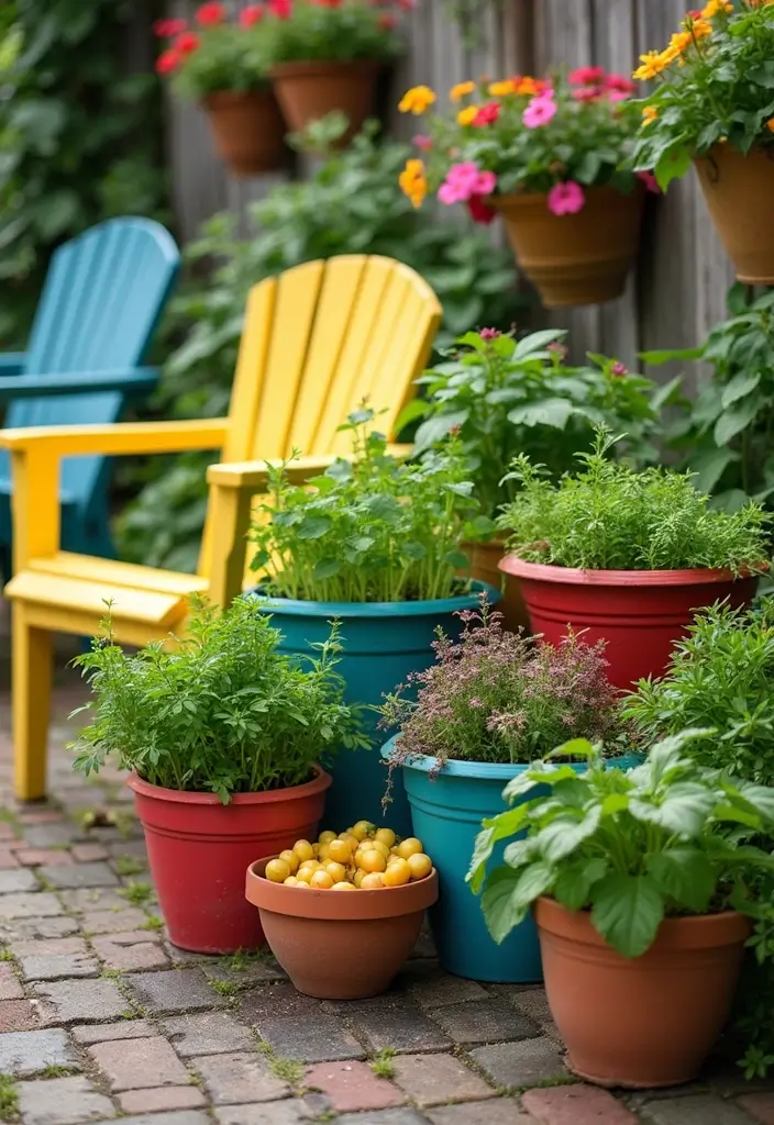 29 Vegetable Garden Design Ideas for a Bountiful Harvest - 4. Container Gardening