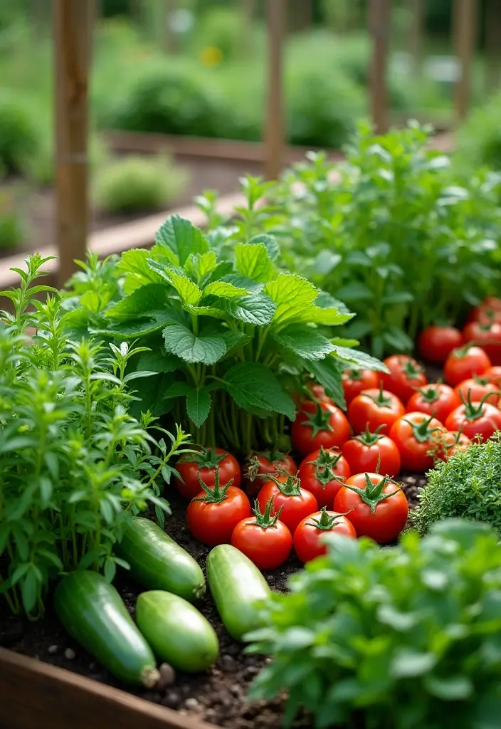29 Vegetable Garden Design Ideas for a Bountiful Harvest - 6. Companion Planting
