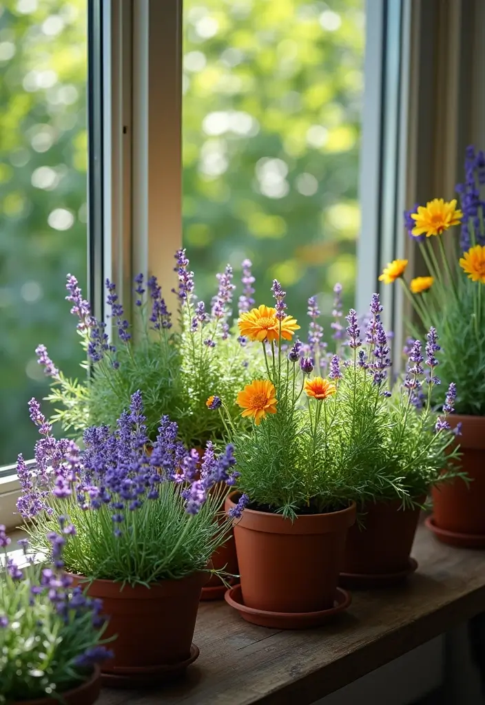 30 Balcony Garden Ideas for Urban Green Living - 21. Aromatic Plants