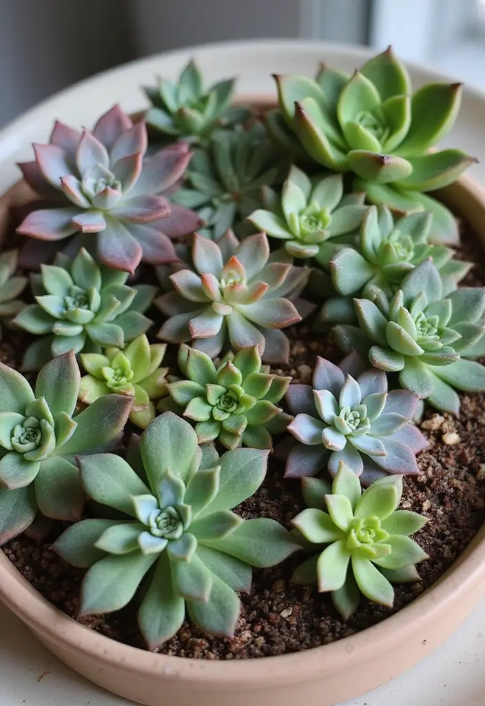 30 Balcony Garden Ideas for Urban Green Living - 8. Succulent Displays