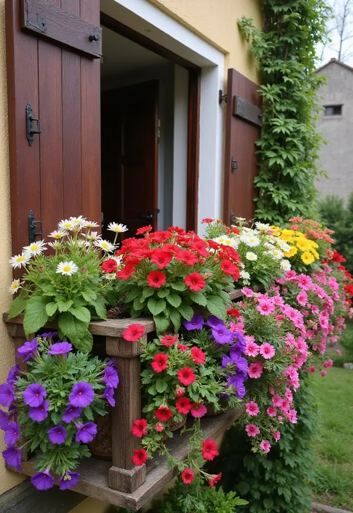 30 Balcony Garden Ideas for Urban Green Living - 9. Floral Balcony Paradise