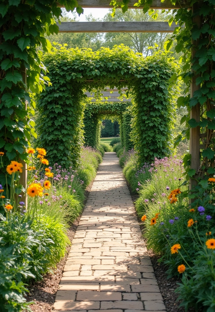30 Beautiful Garden Pergola Ideas to Transform Your Backyard - 25. Pergola with a Garden Path