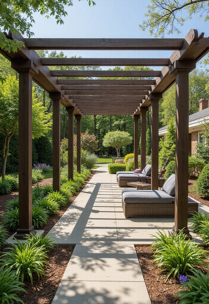 30 Beautiful Garden Pergola Ideas to Transform Your Backyard - 30. Pergola with Multi-Level Decking