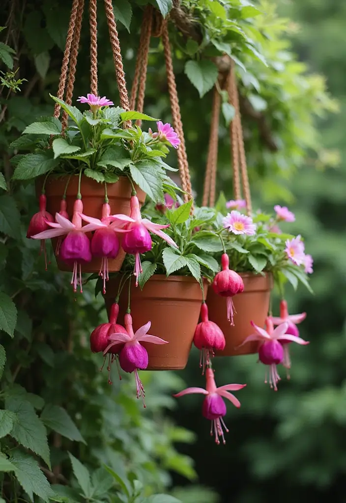 30 Container Gardening Flowers for Small Spaces - 15. Fuchsia