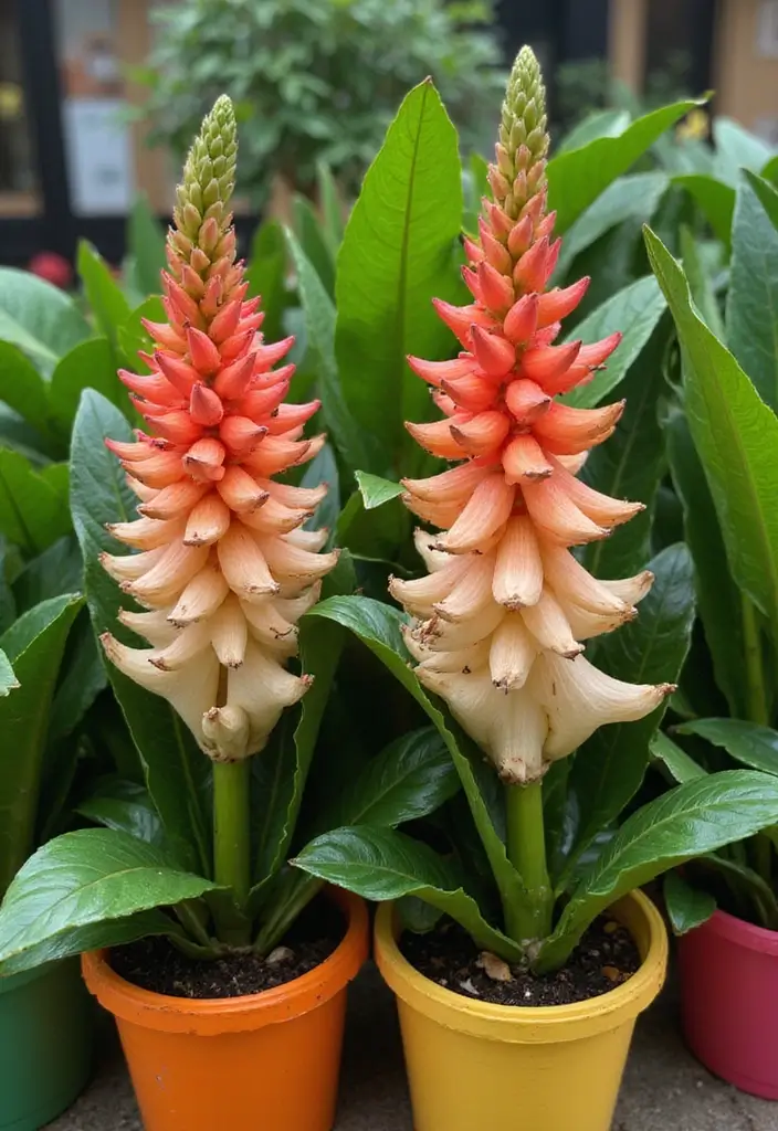 30 Container Gardening Flowers for Small Spaces - 22. Shell Ginger