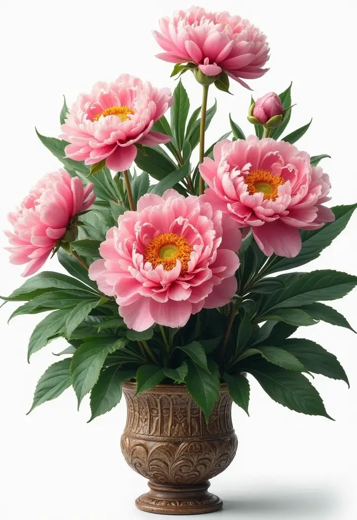 30 Container Gardening Flowers for Small Spaces - 26. Peonies
