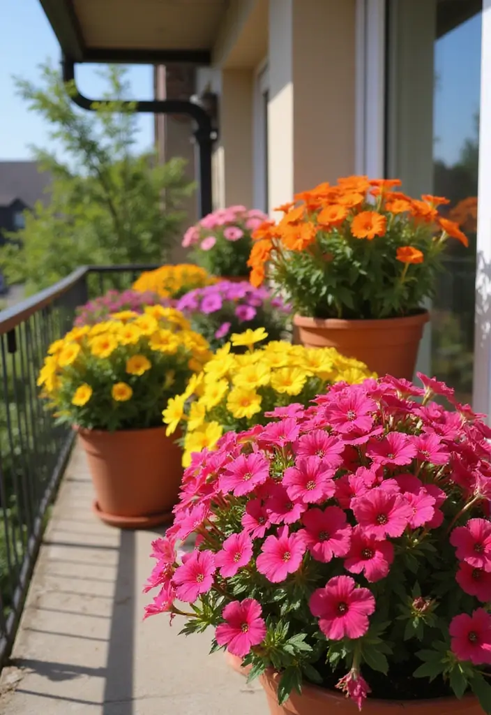 30 Container Gardening Flowers for Small Spaces - 28. Verbena