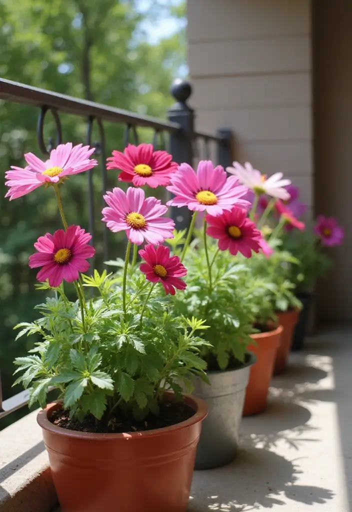 30 Container Gardening Flowers for Small Spaces - 5. Cosmos