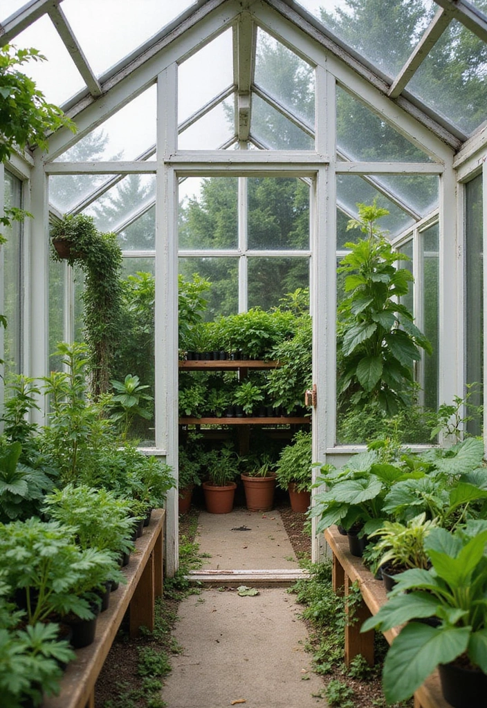 30 Creative Garden Design Ideas to Transform Your Outdoor Space - 12. Greenhouses for Year-Round Gardening