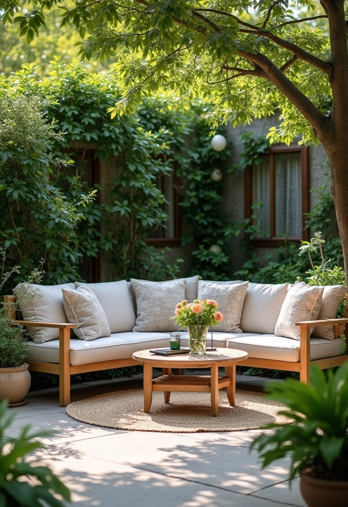 30 Creative Garden Design Ideas to Transform Your Outdoor Space - 9. Garden Furniture for Comfort