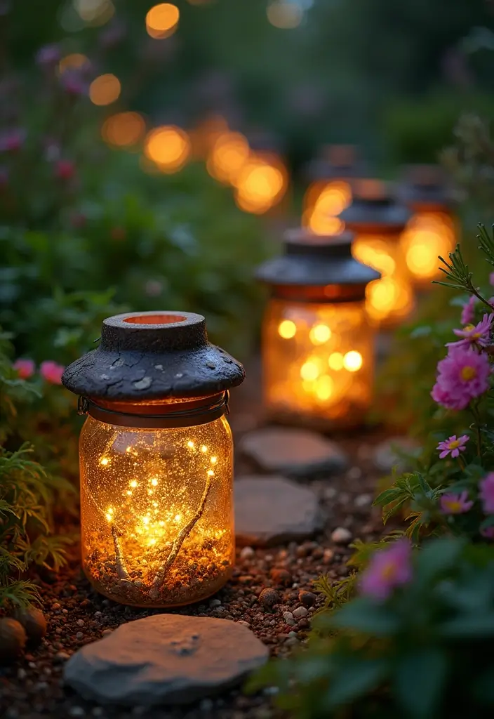 30 Delightful DIY Fairy Garden Ideas for Beginners and Beyond - 12. Fairy Garden Lanterns