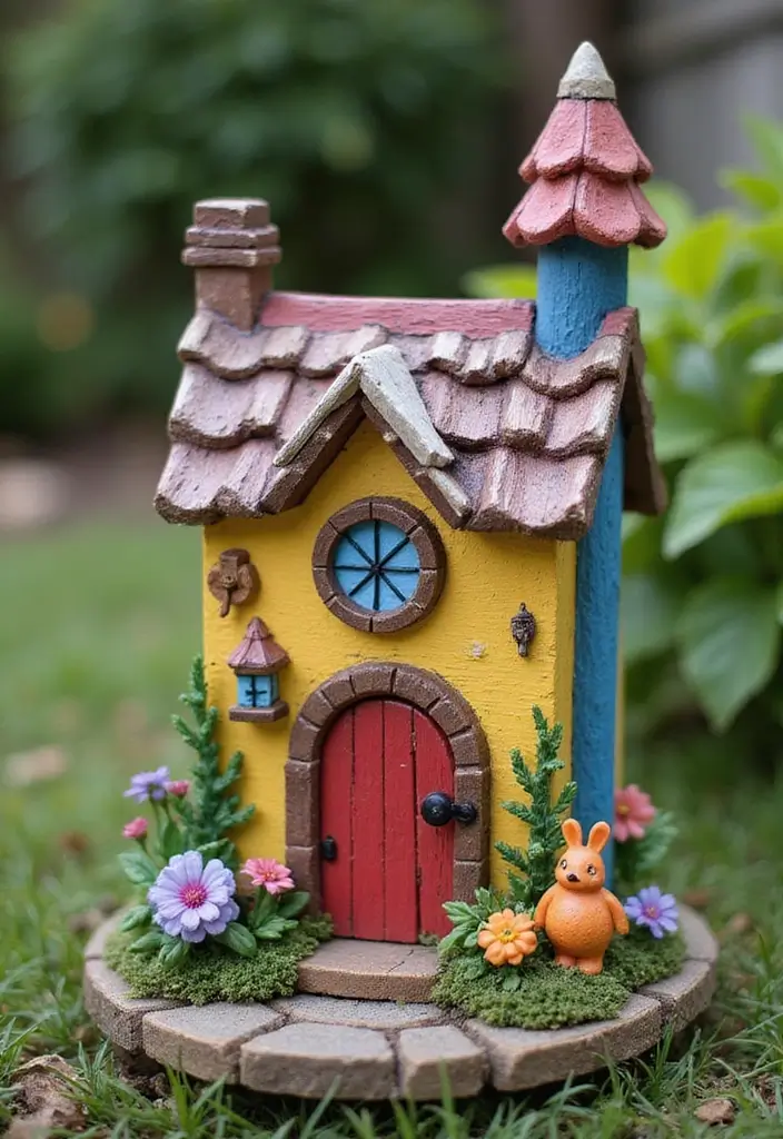 30 Delightful DIY Fairy Garden Ideas for Beginners and Beyond - 21. Garden Fairy Mailbox