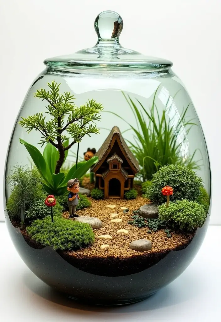 30 Delightful DIY Fairy Garden Ideas for Beginners and Beyond - 6. Fairy Garden Terrarium