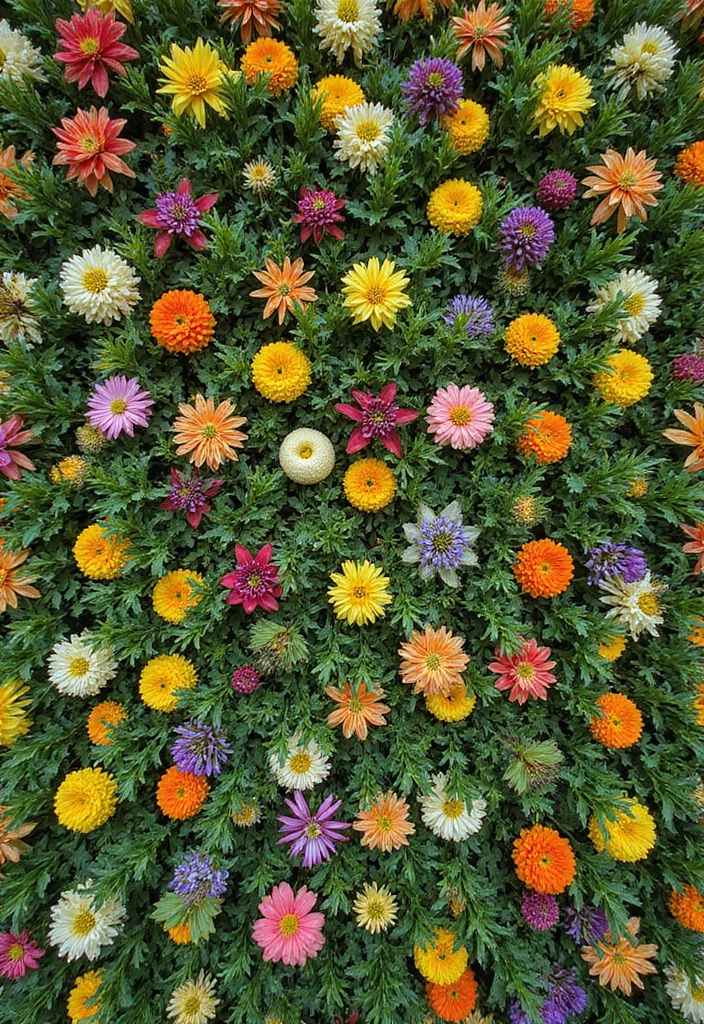 30 Embracing Natural Garden Design for Sustainable Beauty - 27. Repetitive Plant Patterns