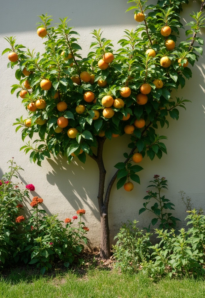 30 Embracing Natural Garden Design for Sustainable Beauty - 6. Espalier Fruit Trees
