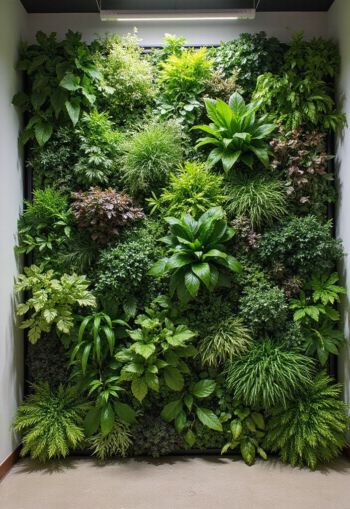 30 Embracing Natural Garden Design for Sustainable Beauty - 9. Vertical Green Walls