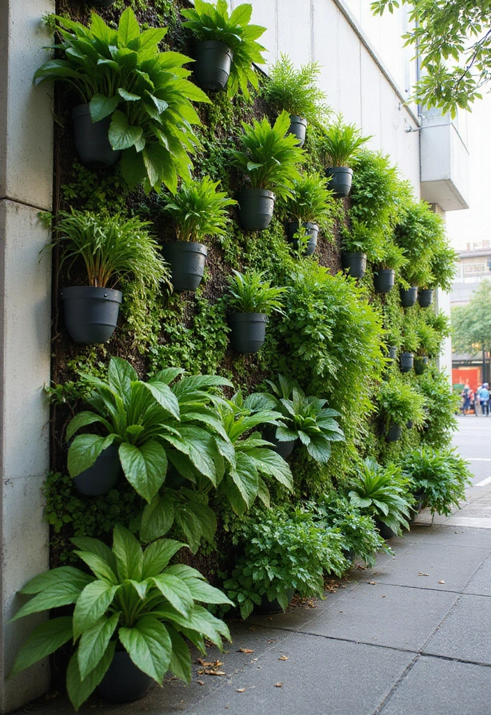 30 Grow a Garden Layout Plans for Every Space - 1. Vertical Wall Garden