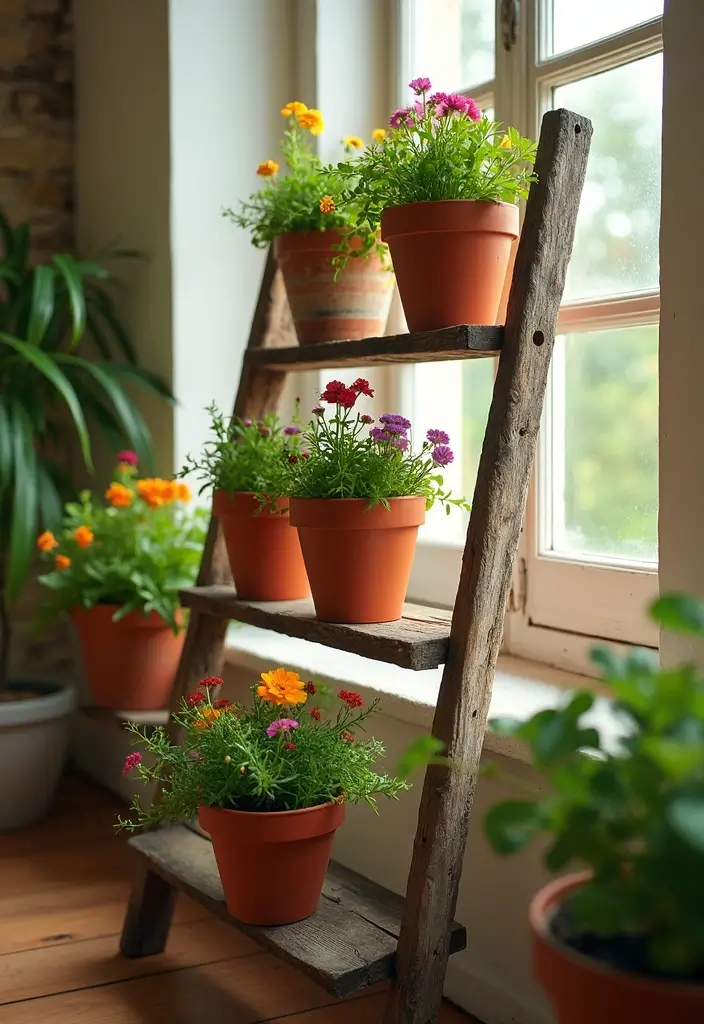 30 Grow a Garden Layout Plans for Every Space - 2. Ladder Planter