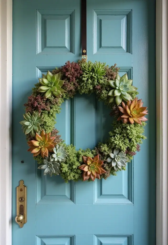 30 Grow a Garden Layout Plans for Every Space - 29. Succulent Wreath