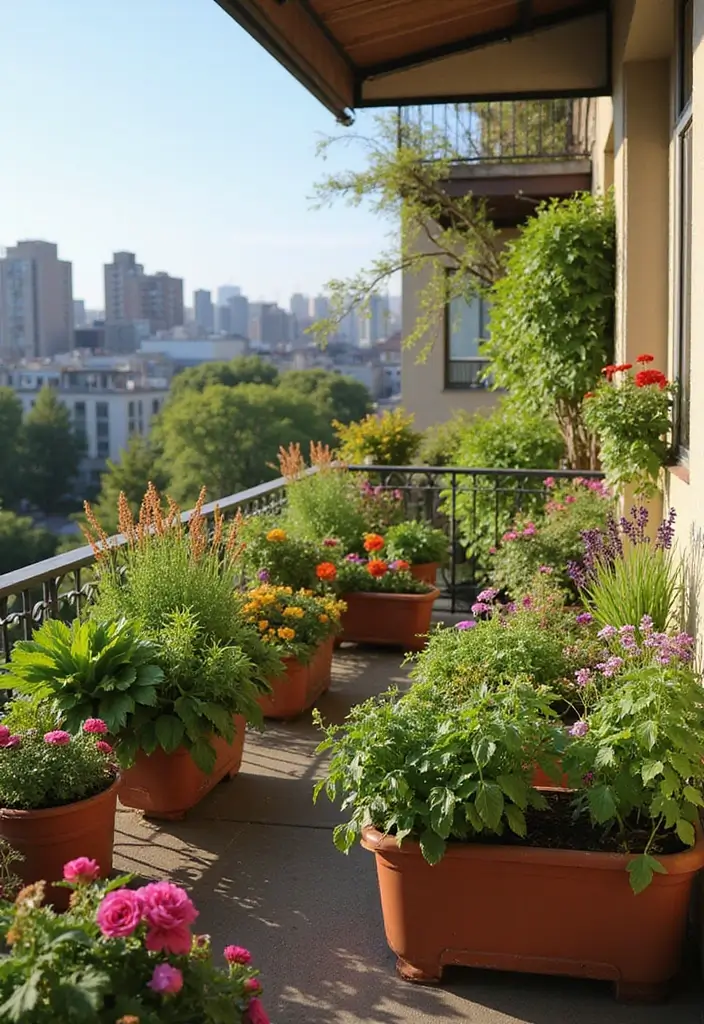 30 Grow a Garden Layout Plans for Every Space - 7. Balcony Garden Boxes