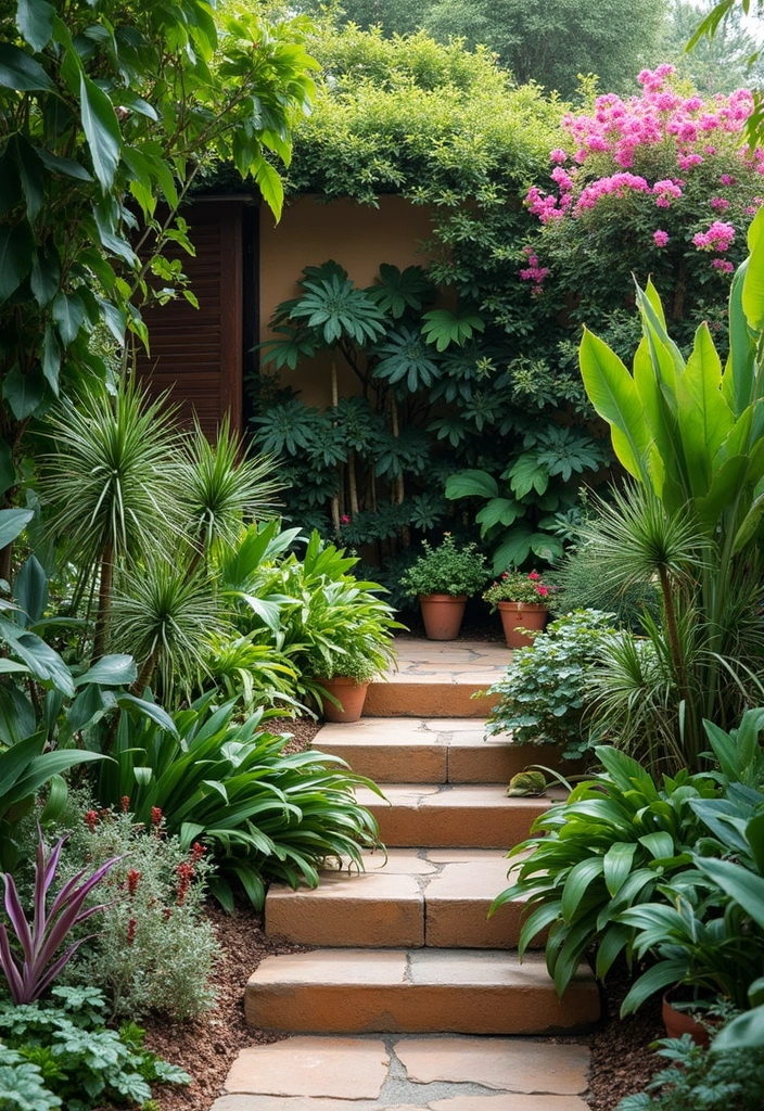 30 Mediterranean Garden Design Inspirations for Warm Climates - 20. Creative Plant Combinations