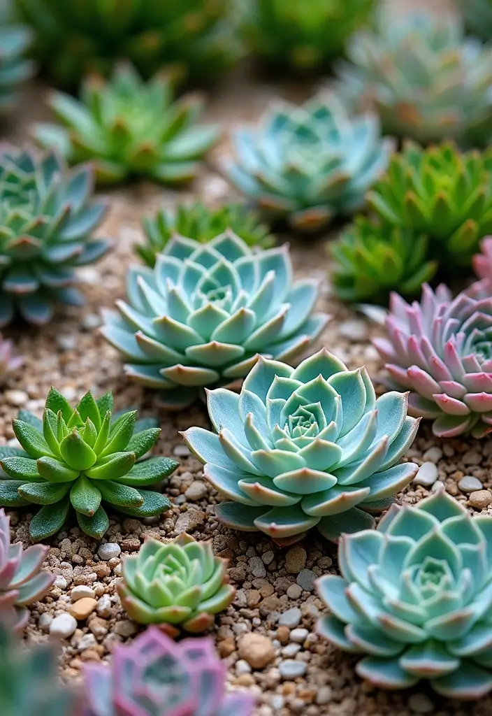 30 Mediterranean Garden Design Inspirations for Warm Climates - 9. Drought-Resistant Succulent Gardens