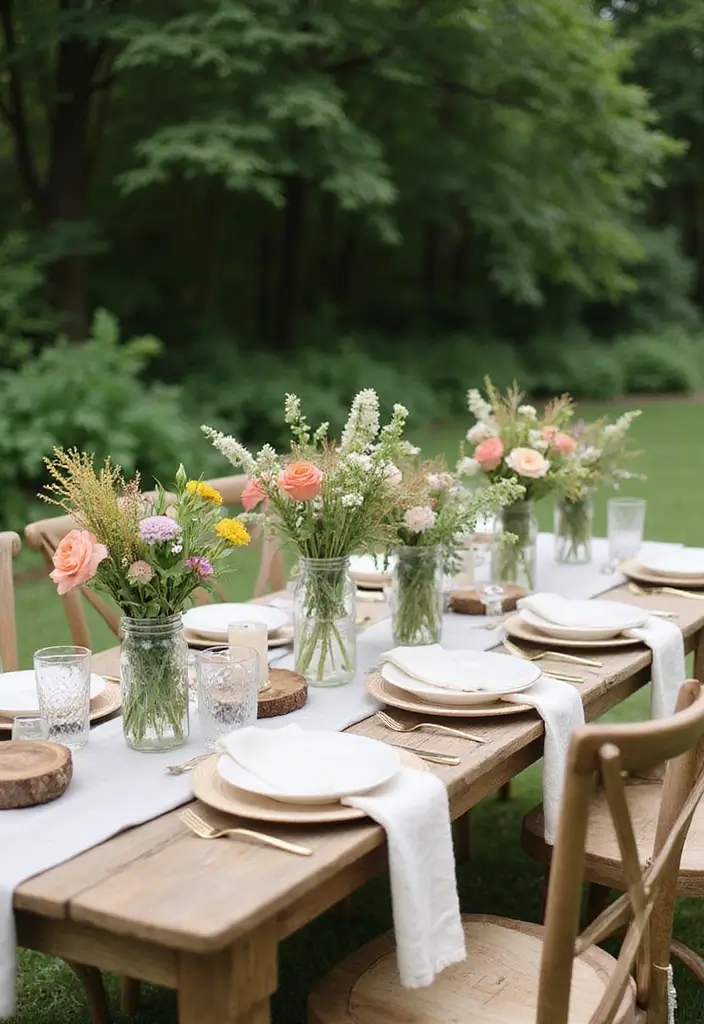 30 Unique Garden Party Ideas to Make Your Event Stand Out - 1. Eco-Friendly Table Setting