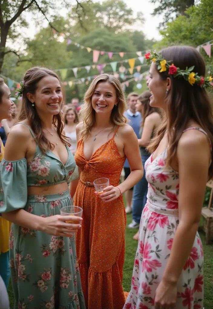 30 Unique Garden Party Ideas to Make Your Event Stand Out - 16. Themed Dress Code