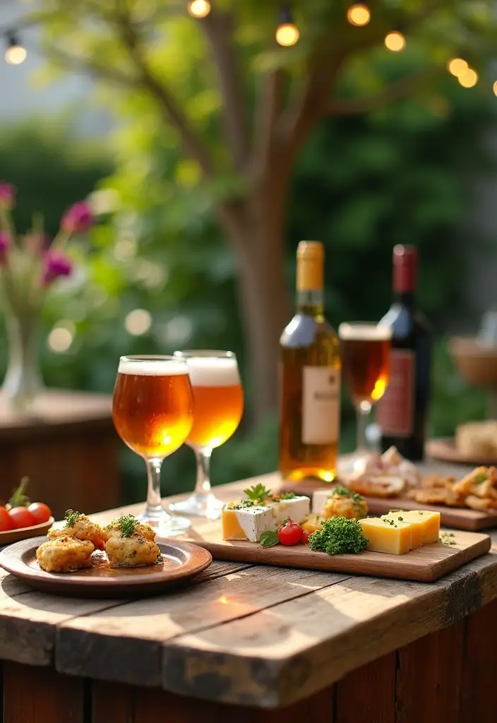 30 Unique Garden Party Ideas to Make Your Event Stand Out - 17. Local Craft Beer and Wine Pairing