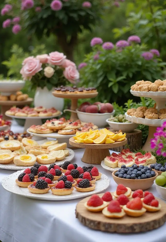 30 Unique Garden Party Ideas to Make Your Event Stand Out - 21. Sweet Treats with a Twist