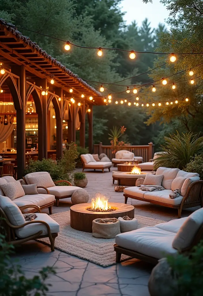 30 Unique Garden Party Ideas to Make Your Event Stand Out - 24. Outdoor Lounge Areas