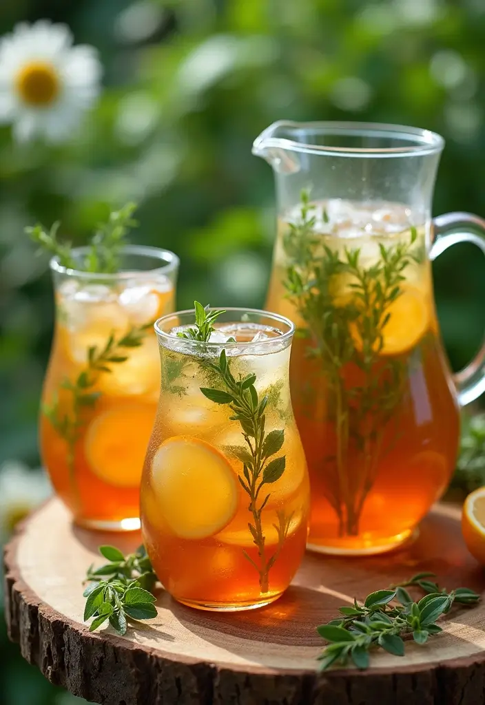 30 Unique Garden Party Ideas to Make Your Event Stand Out - 4. DIY Herbal Infused Beverages