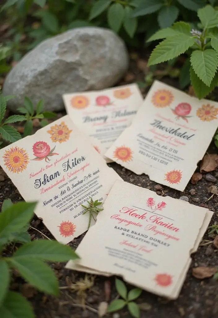 30 Unique Garden Party Ideas to Make Your Event Stand Out - 7. Plantable Invitations