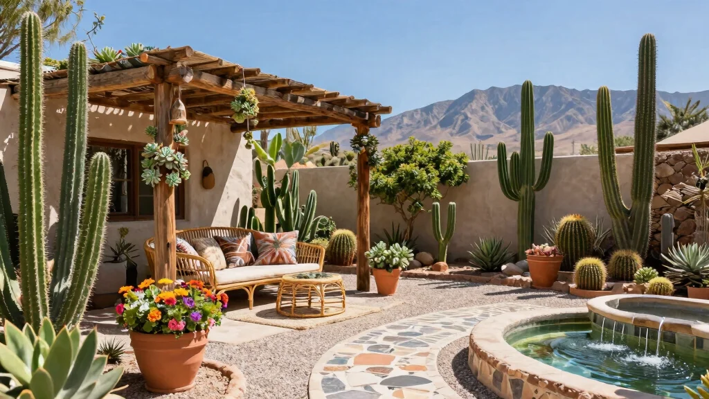 15 Desert Oasis Backyard Ideas for a Warm, Earthy Vibe