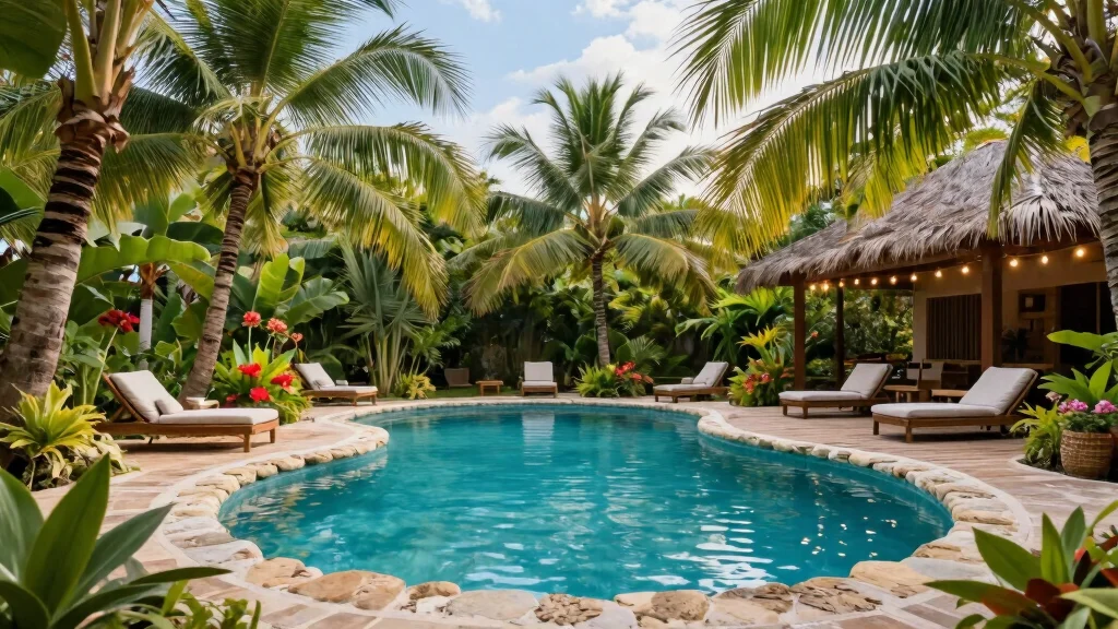 15 Lagoon Pool Backyard Oasis Ideas for Tropical Vibes