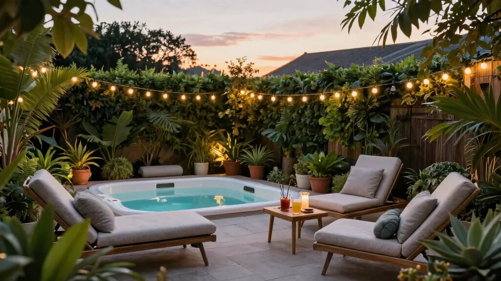 16 Backyard Spa Oasis Ideas for Relaxing Evenings