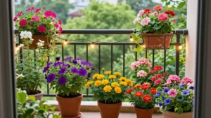 16 Balcony Flower Garden Ideas for a Colorful Space
