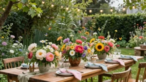 17 Pretty Flower Garden Birthday Party Designs for Bright Days