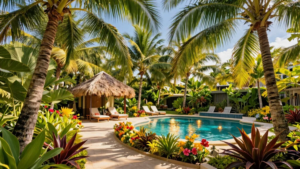 18 Tropical Oasis Backyard Ideas for Lush Landscaping