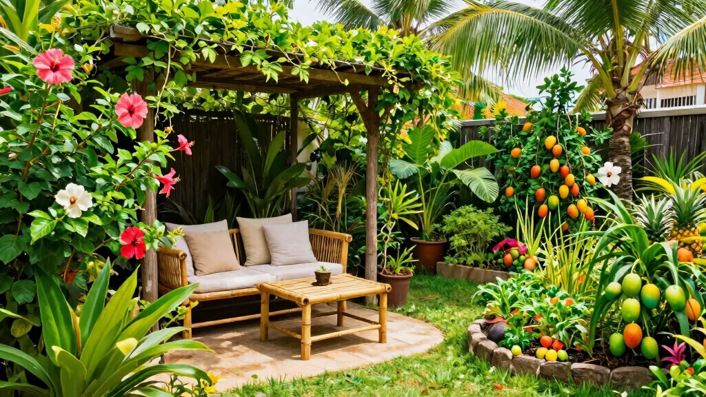 19 Tropical Backyard Landscaping Oasis Ideas