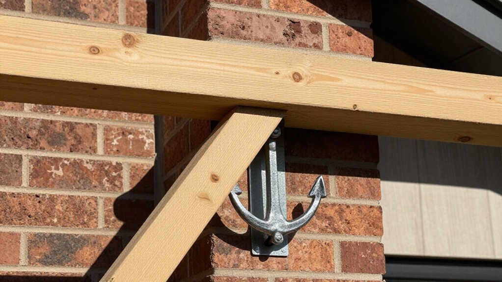 anchor posts beams braces precisely