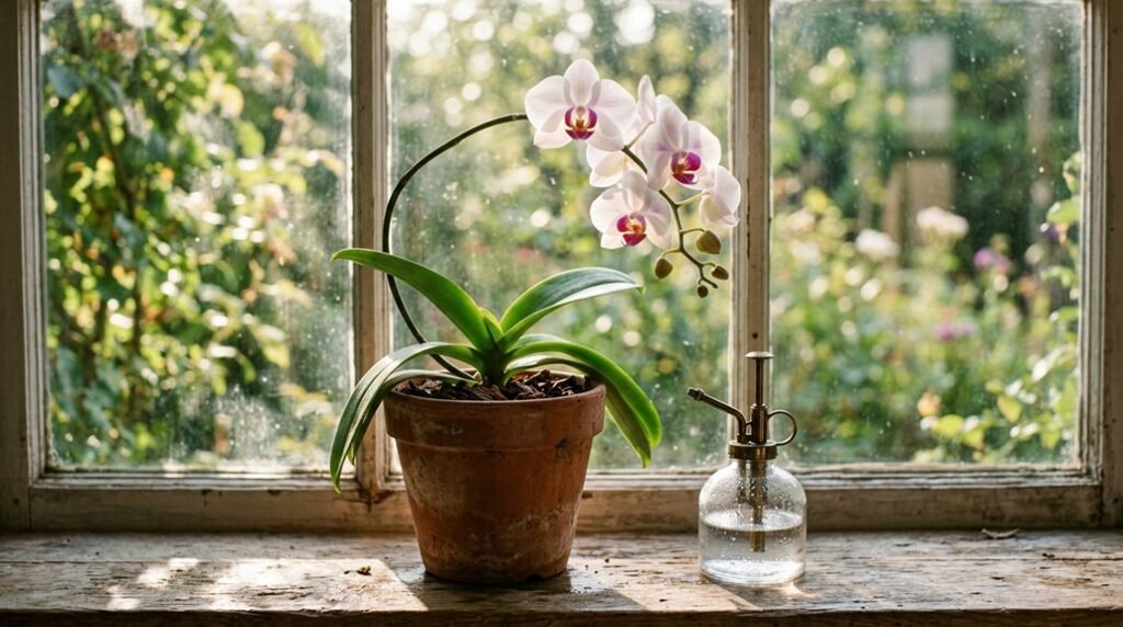 caring for orchid after blooming