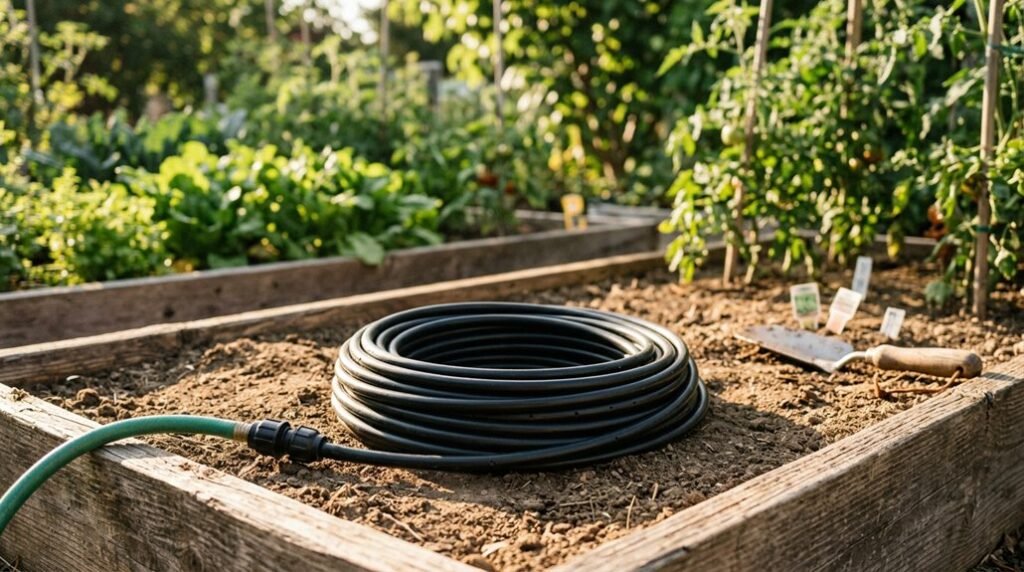 drip irrigation installation in steps