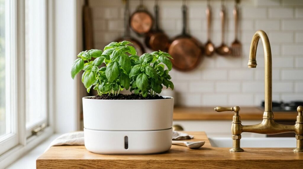 growing herbs indoors without sunlight