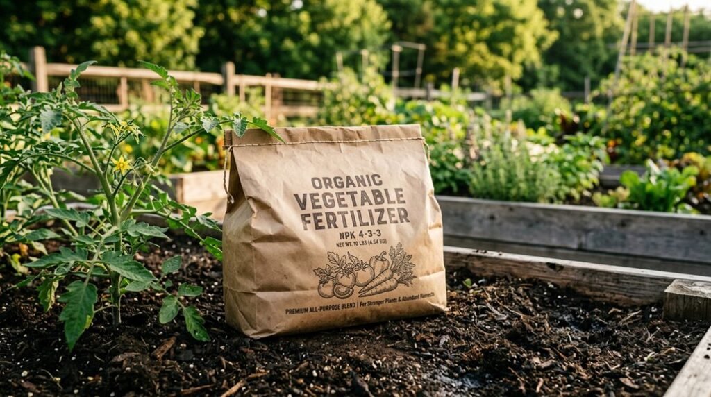 how often fertilizer vegetables garden