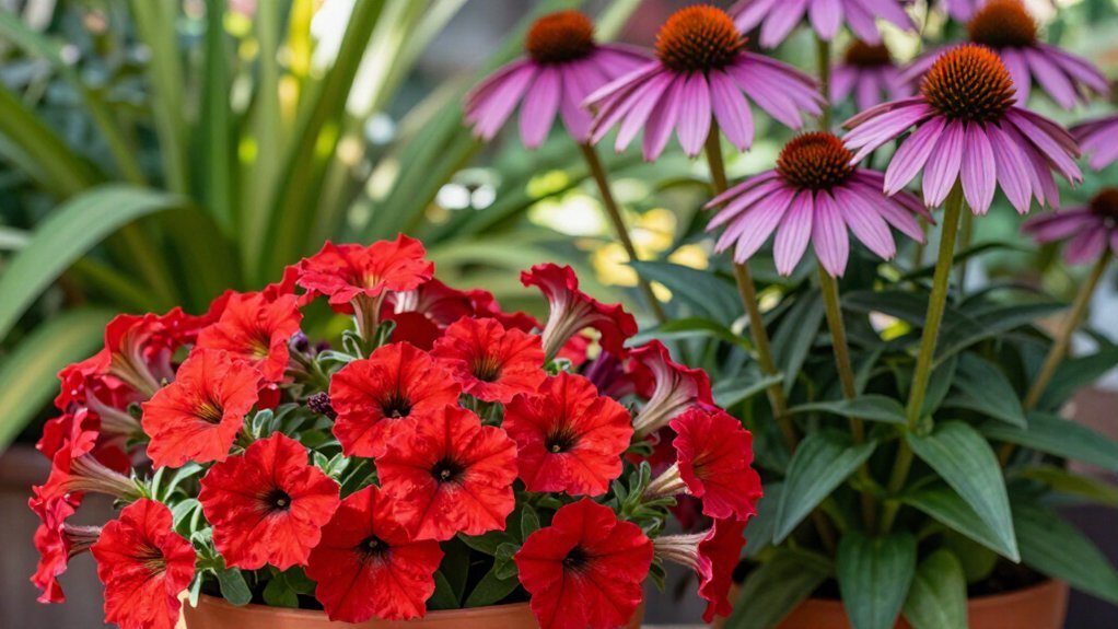long blooming perennials with annuals
