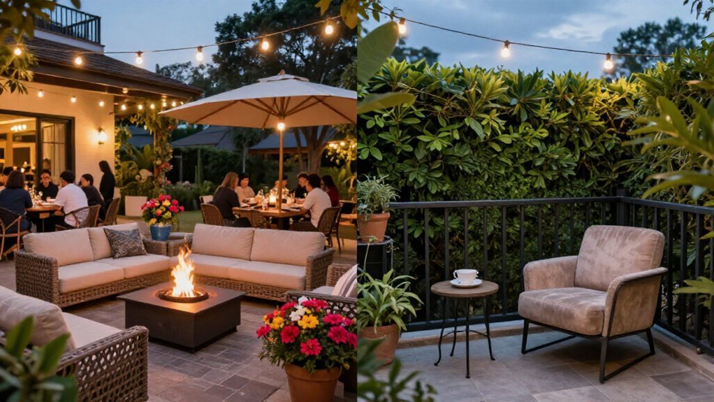 patio for entertaining balcony retreat