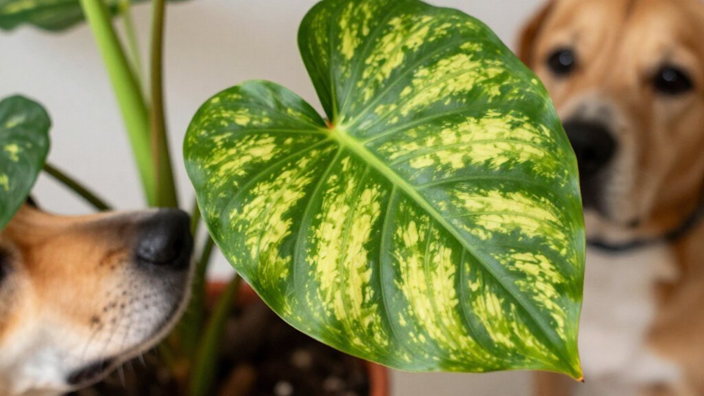 philodendron dieffenbachia airway swelling warning