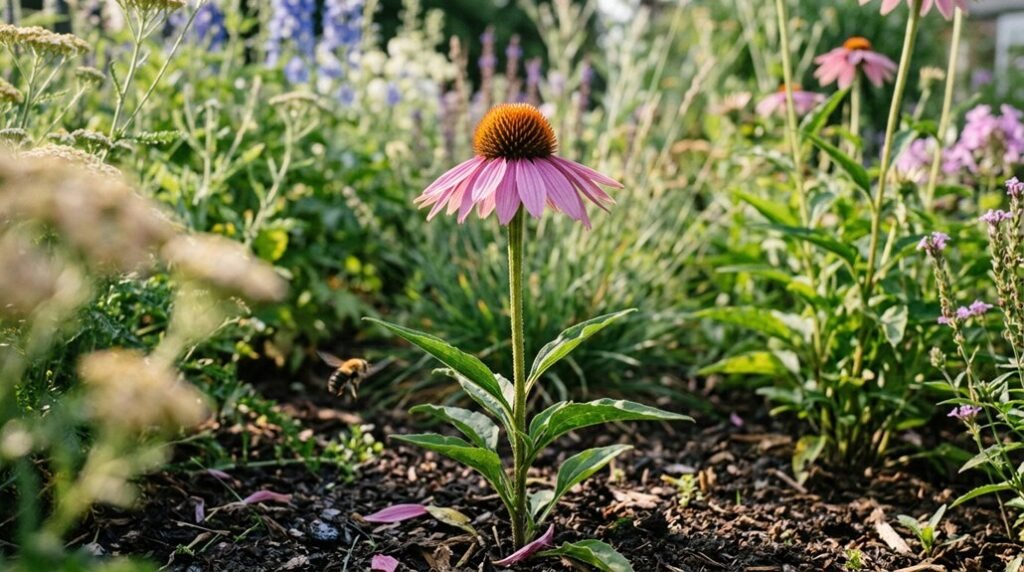 plants attracting bees and butterflies